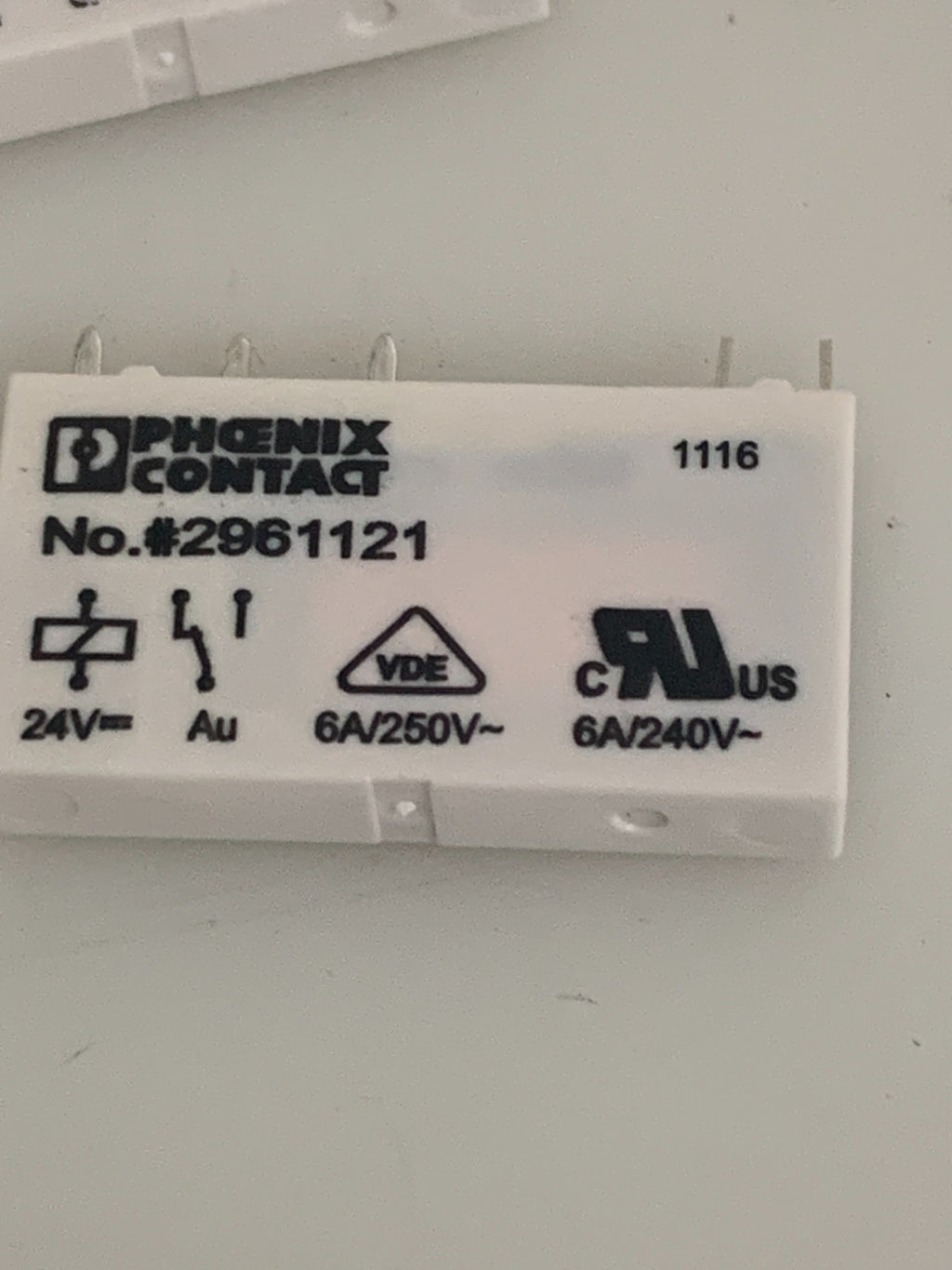LOT OF 3 PHOENIX CONTACT 2961121 RELAY