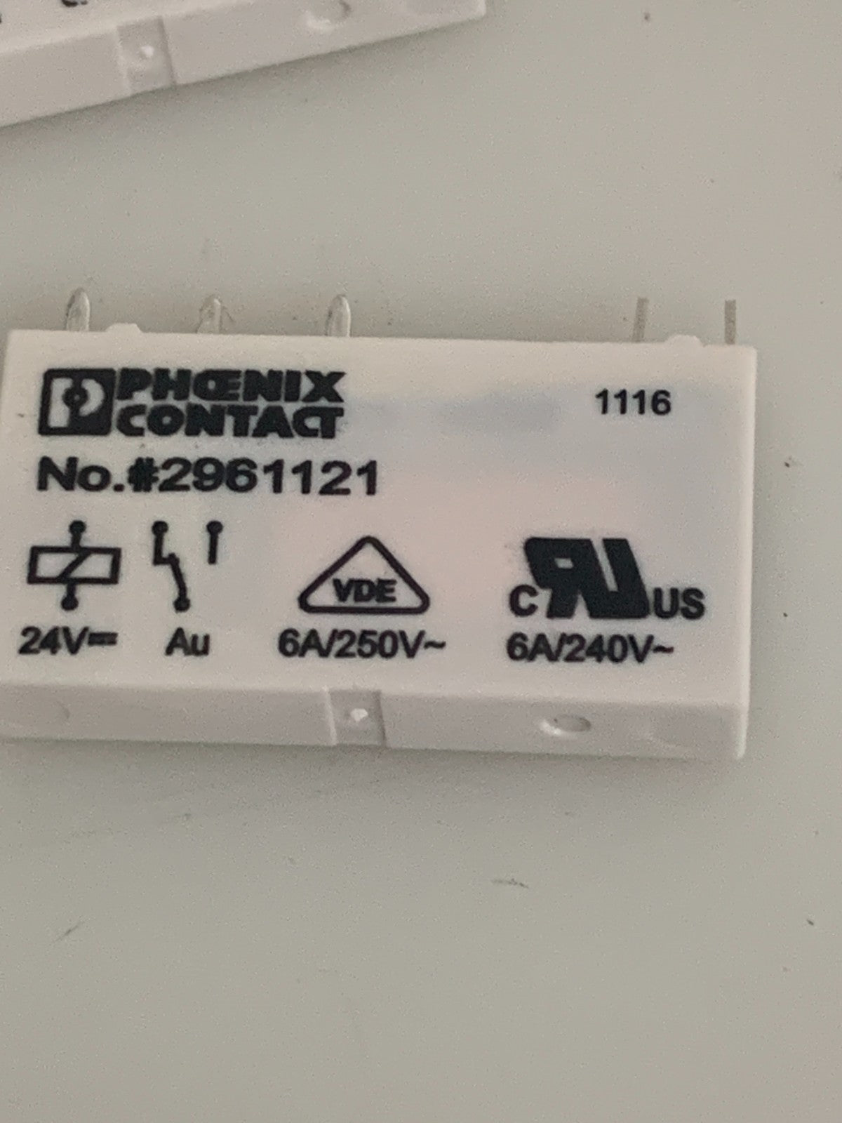 LOT OF 3 PHOENIX CONTACT 2961121 RELAY