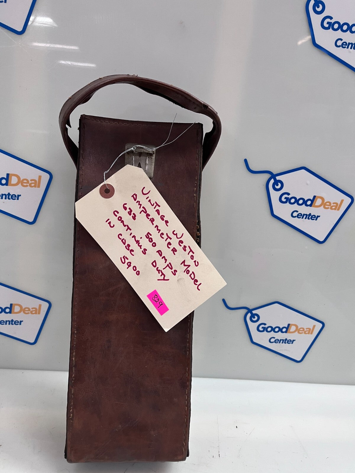 Vintage Weston Model 633 Amperes A.C. Clamp on Amp Meter 500 AMPS (With Case)1