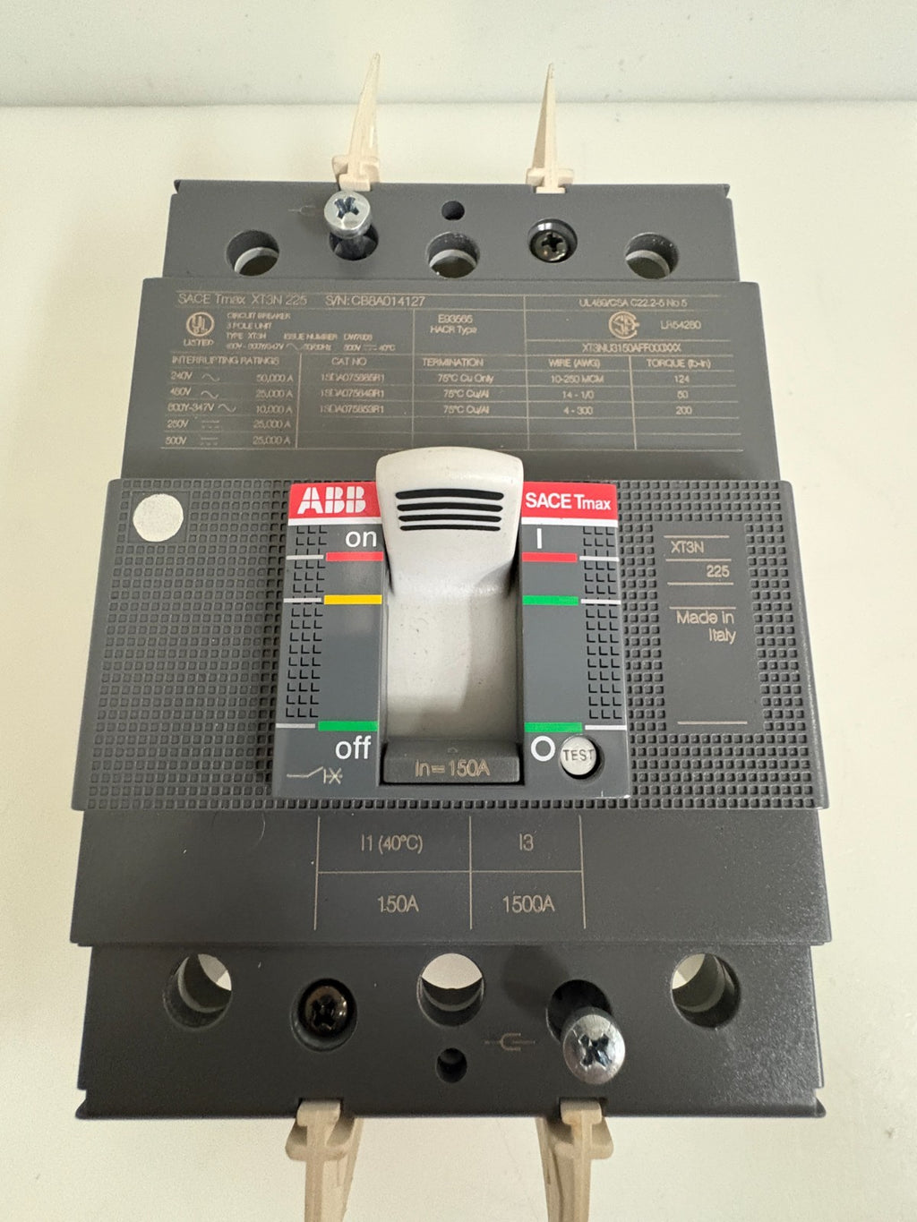 ALLEN BRADLEY SALE TMAX XT3N 225 CIRCUIT BREAKER1