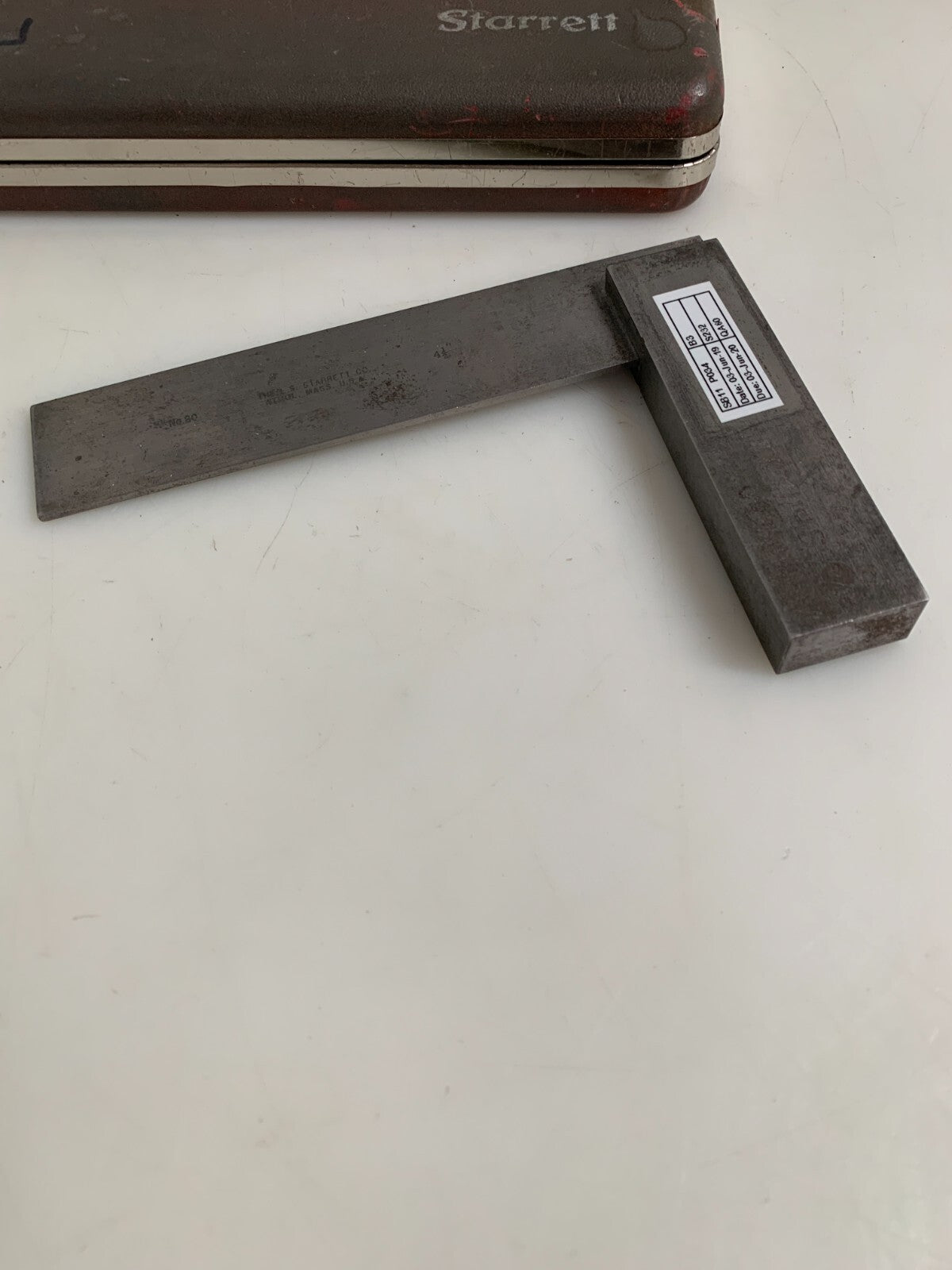 STARRETT VINTAGE 320 SQUARE IN ORIGINAL CASE1