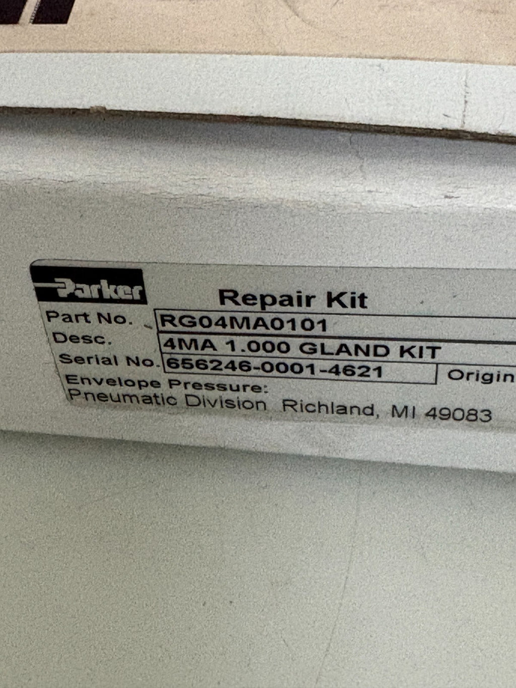 PARKER 4MA 1.000 GLAND KIT RG04MA01012