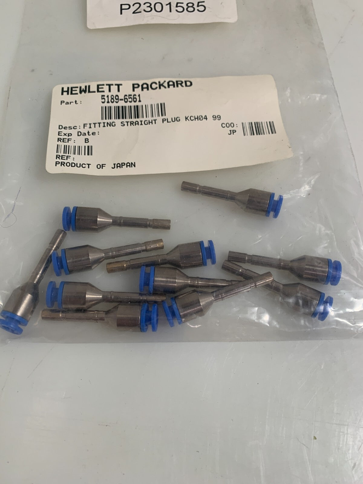 LOT OF 11 HP STRAIGHT FITTING PLUG KCH04 99 5189-65613