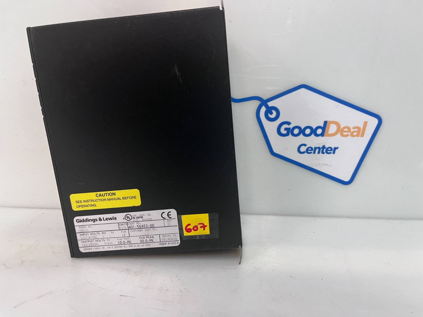 Giddings & Lewis DSM030 Servo Inverter 401-56453-00