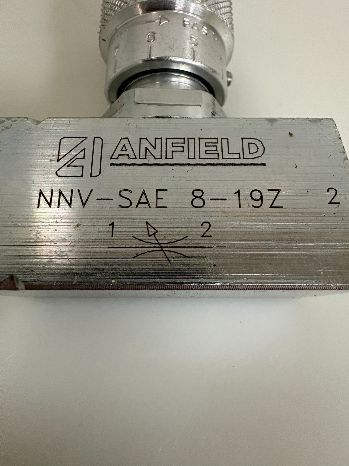 ANFIELD BIDIRECTIONAL FLOW CONTROL NNV-SAE 8-19Z2
