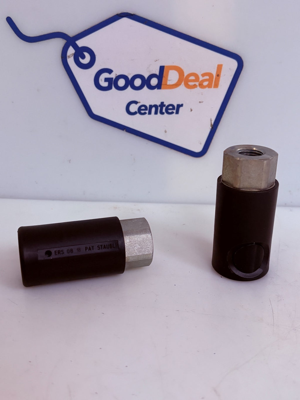 LOT OF 2 PAT STAUBLI ERS 08 COUPLING EXTENSION HOLDER ONLY