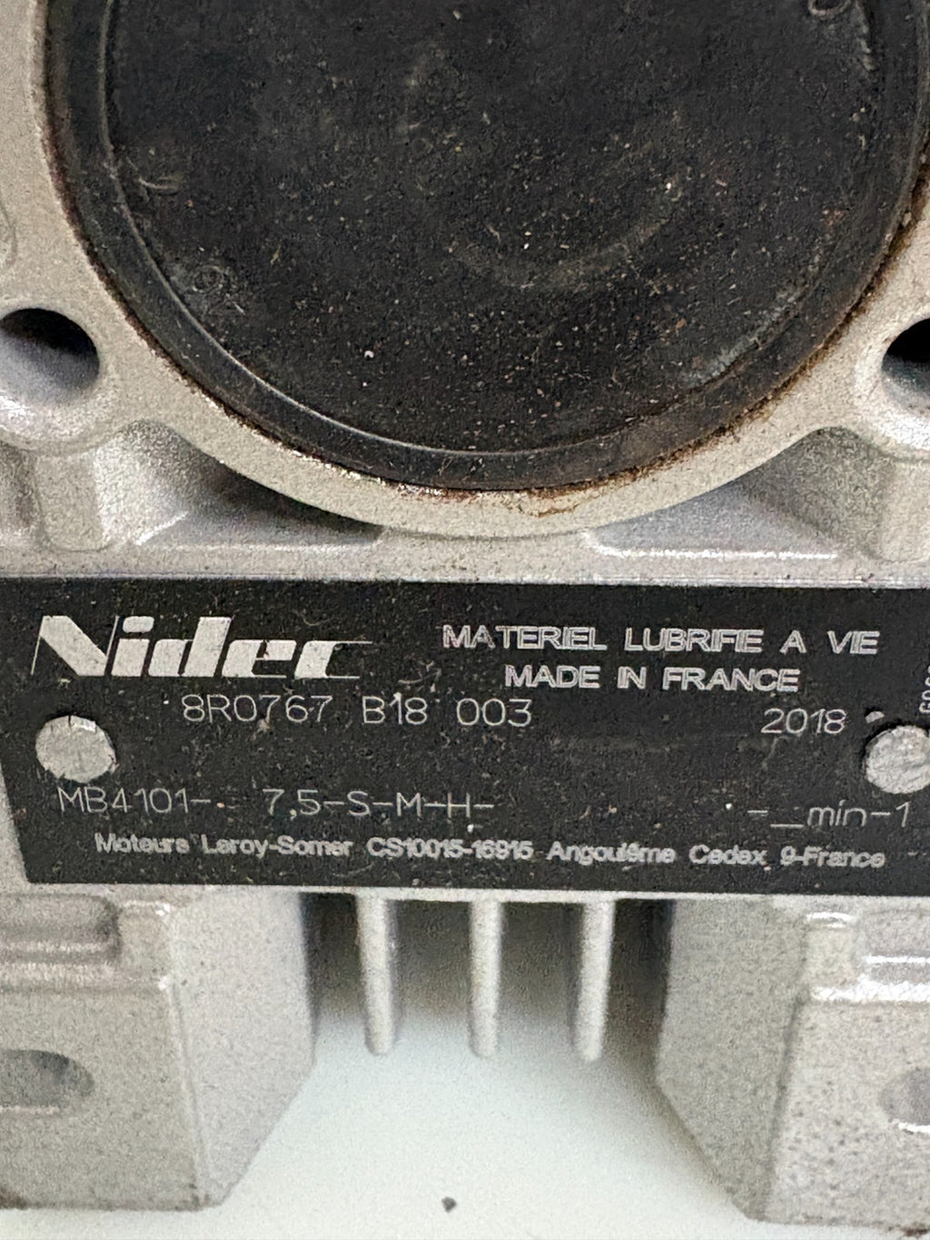 NIDEC GEAR BOX MB4101-7,5-S-M-H1