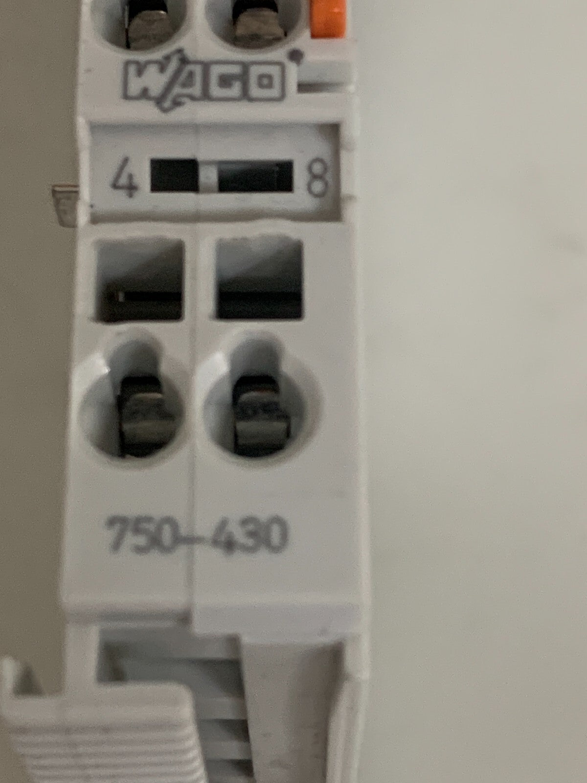 LOT OF 2 WAGO PLC MODULE 750-430