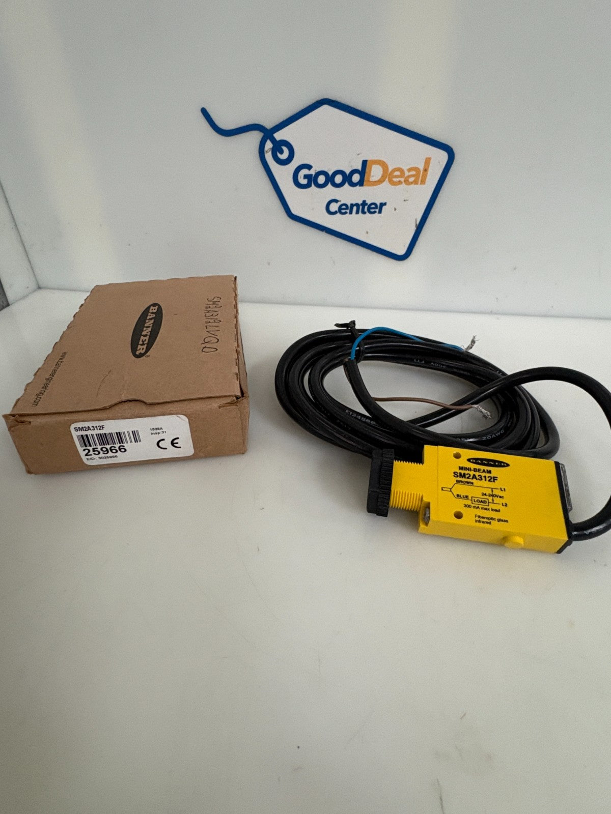 BANNER MINI BEAM PHOTOELECTRIC SENSOR SM2A312F 25966