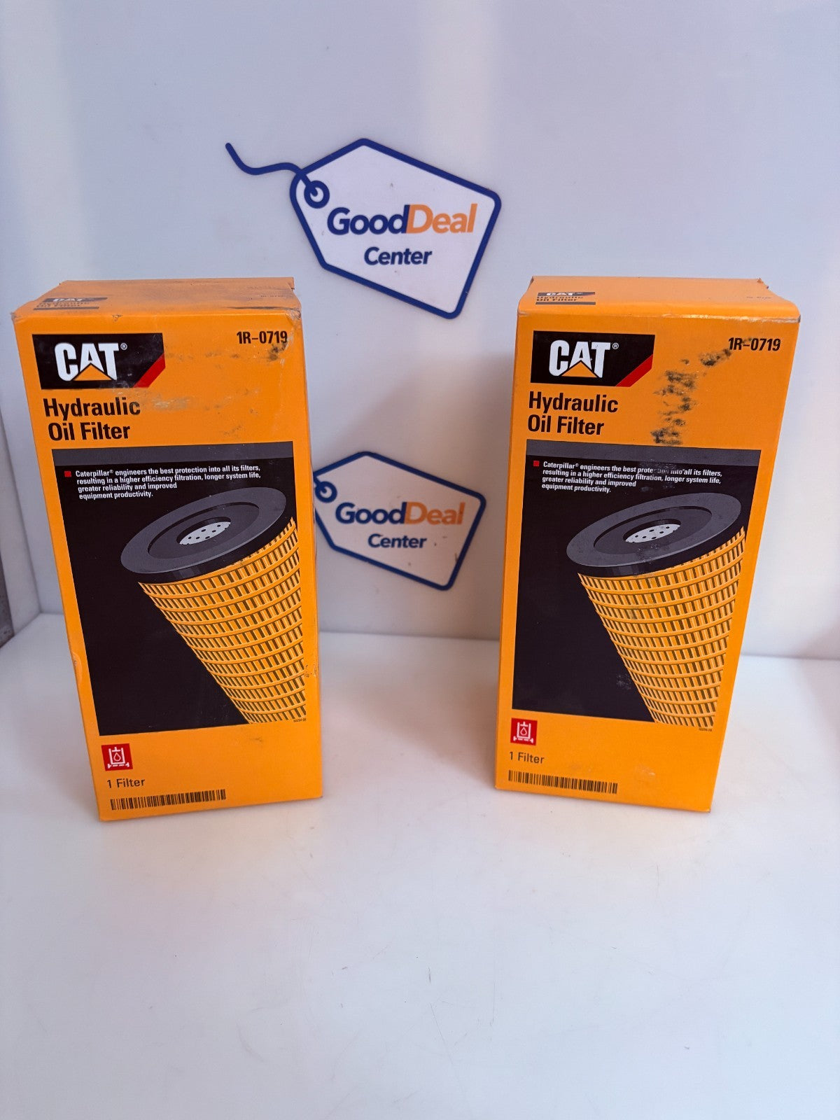 LOT OF 2 CATERPILLAR HYDRAULIC OIL FILTER 1R-07190