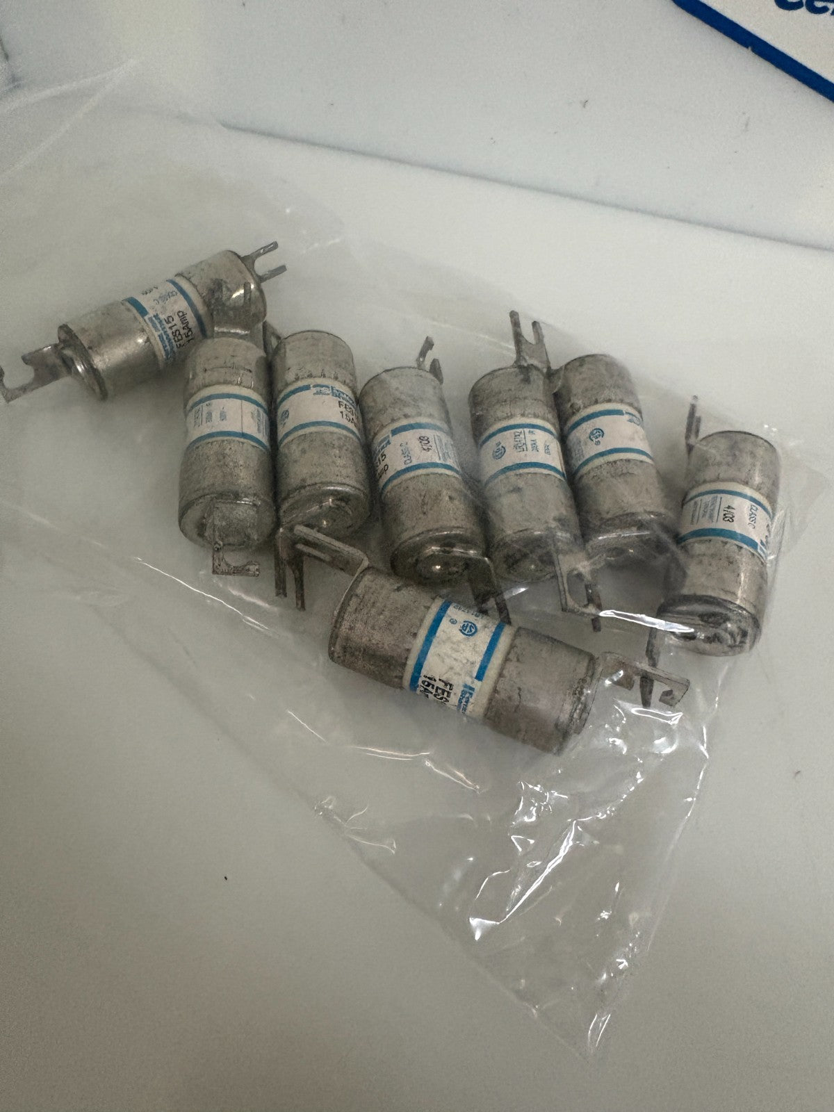 LOT OF 10 FERRAZ SHAWMUT FES 15 15 AMP3