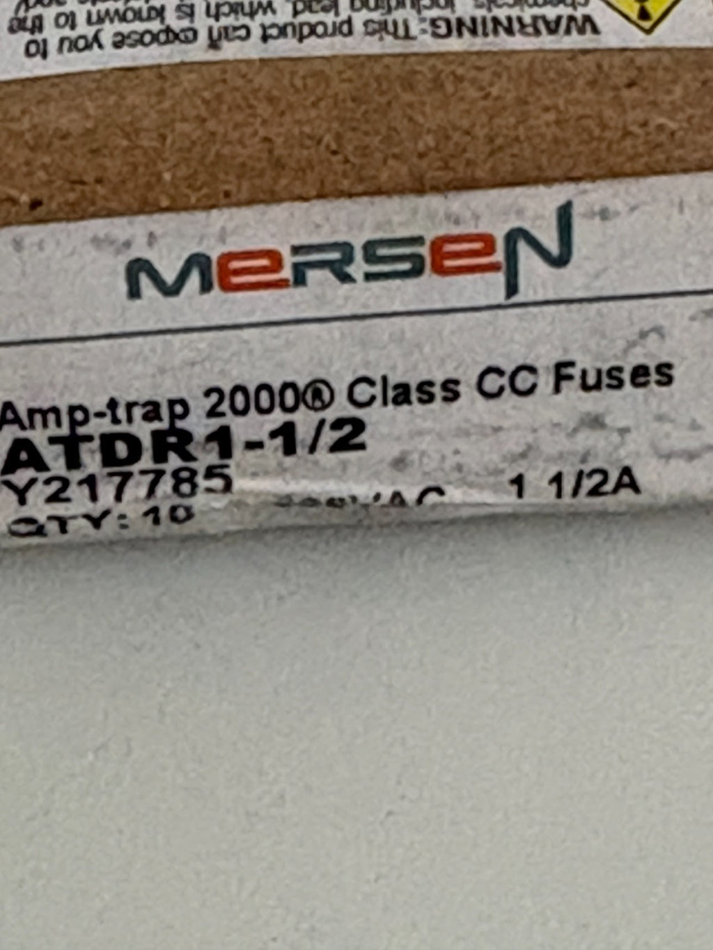 MERSEN AMP-TRAP 2000 ATDR 1-1/2 10 IN BOX2