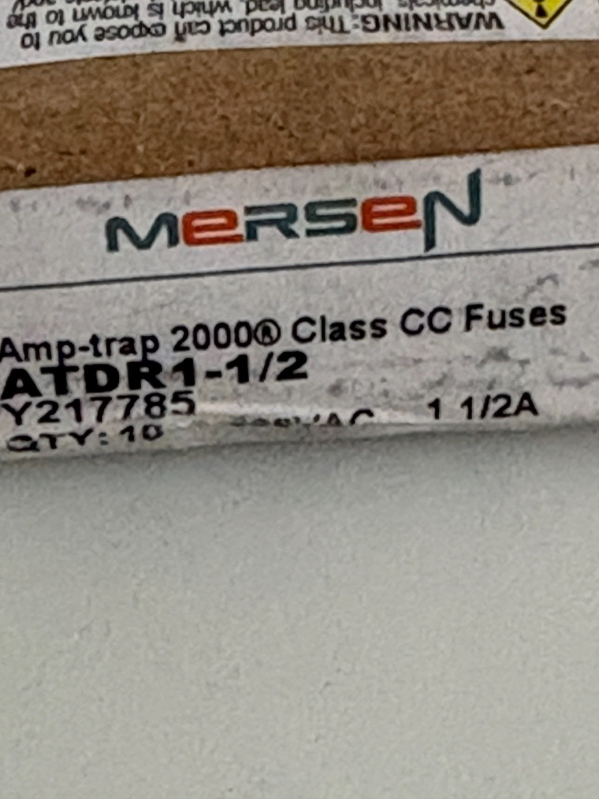 MERSEN AMP-TRAP 2000 ATDR 1-1/2 10 IN BOX2