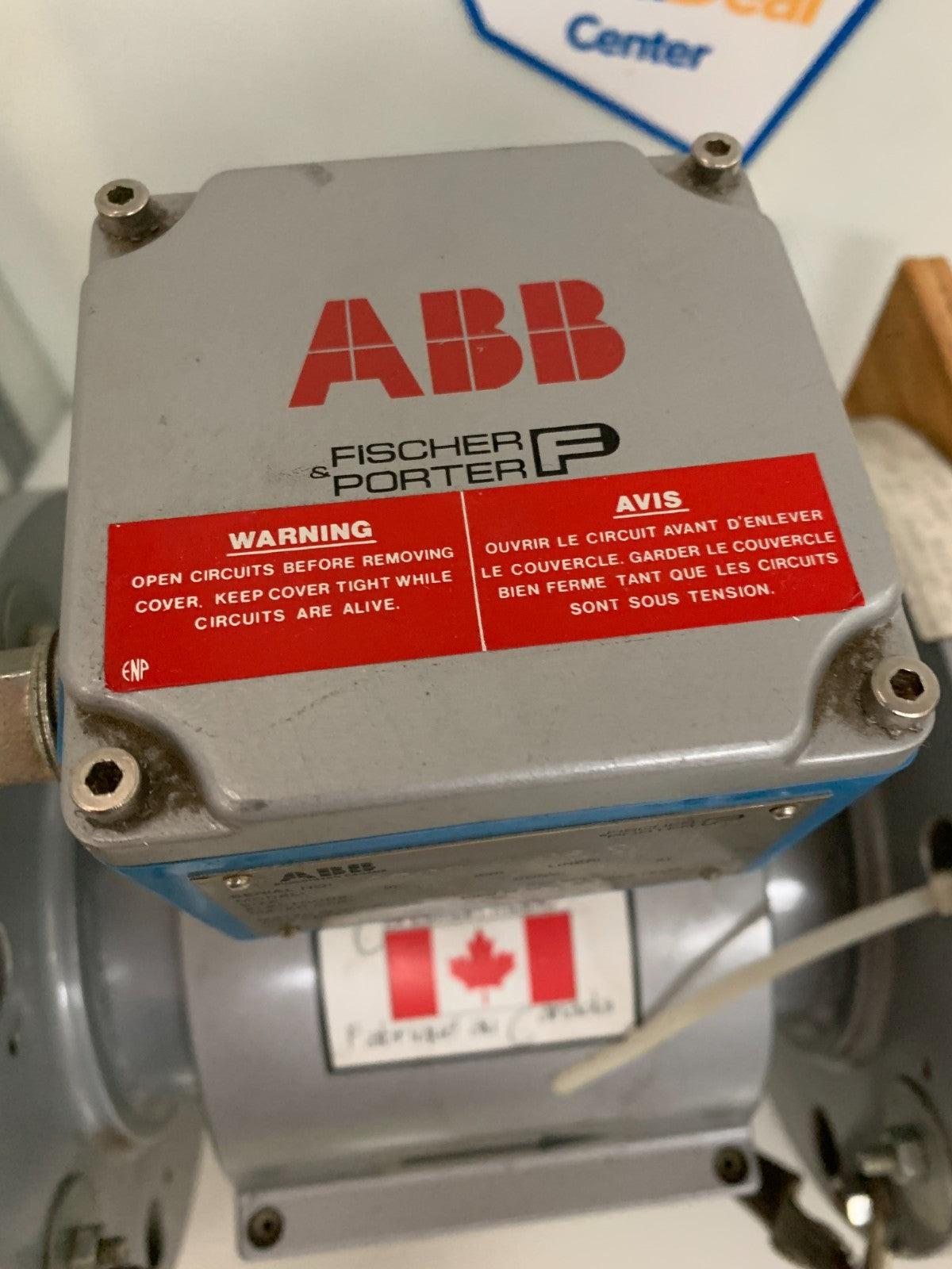 ABB FISHER PORTER FLOW METER 10DS3 ADE15P A2DK11322