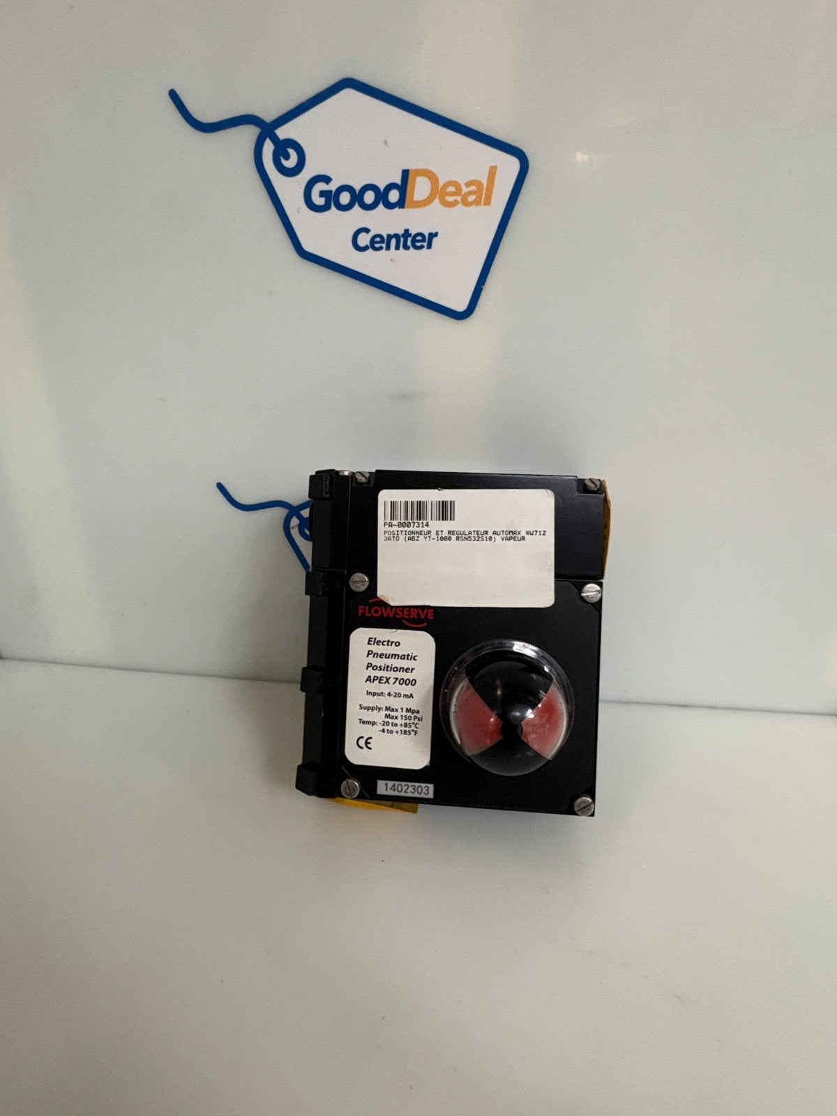 FLOWSERVE PNEUMATIC POSITIONER APEX 7000 W71237ATO0
