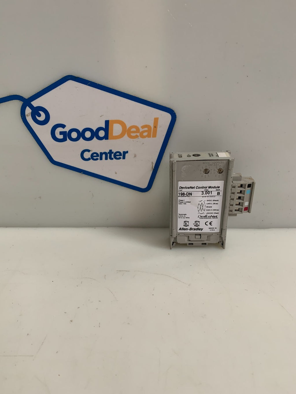 ALLEN BRADLEY DEVICE NET CONTROL MODULE 198-DN 3.001 B0
