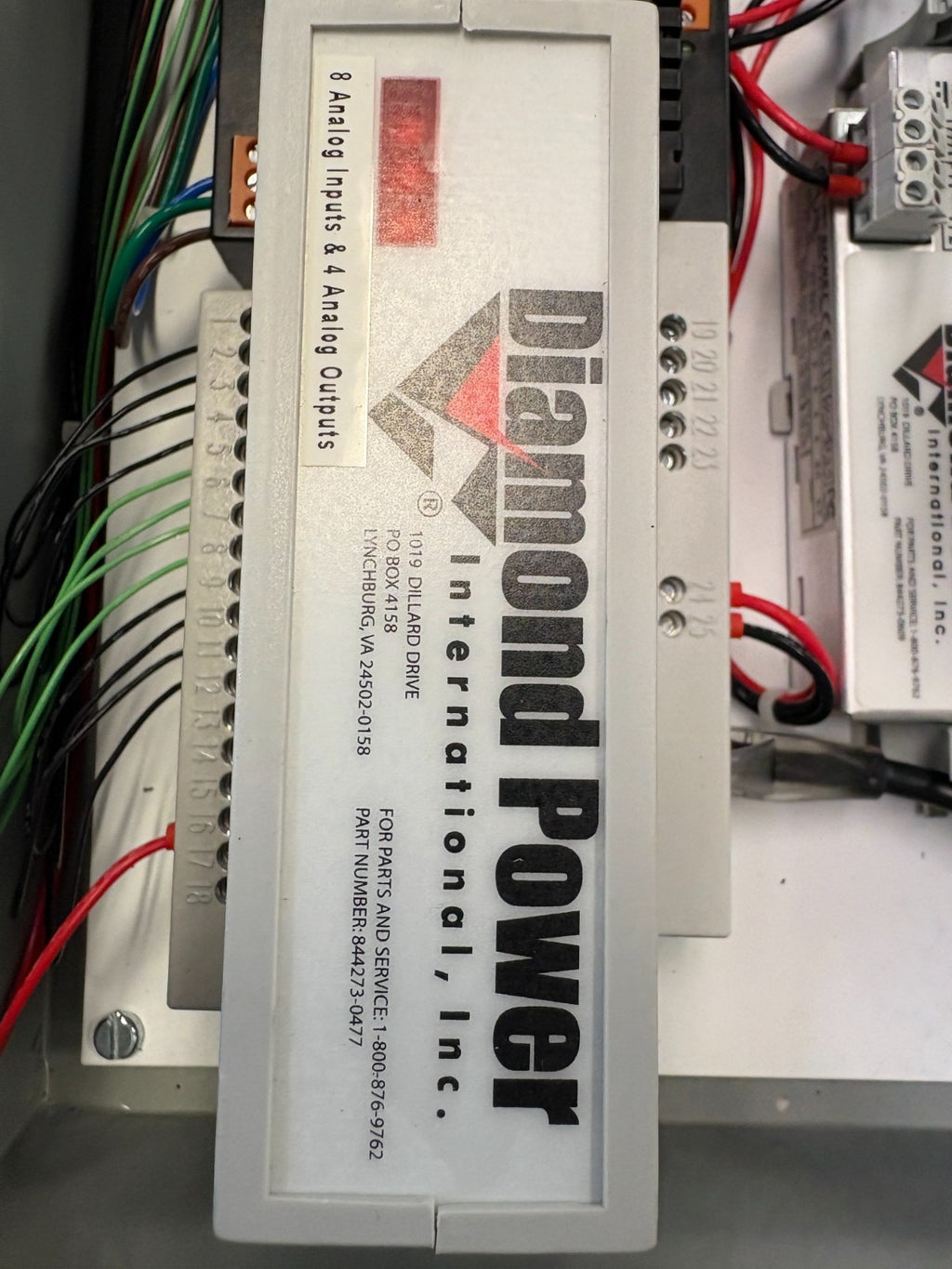 DIAMOND ELECTRONICS TEMPRO 4-20MA I/O INTERFACE ETHERNET SWITCH W/CABLES2