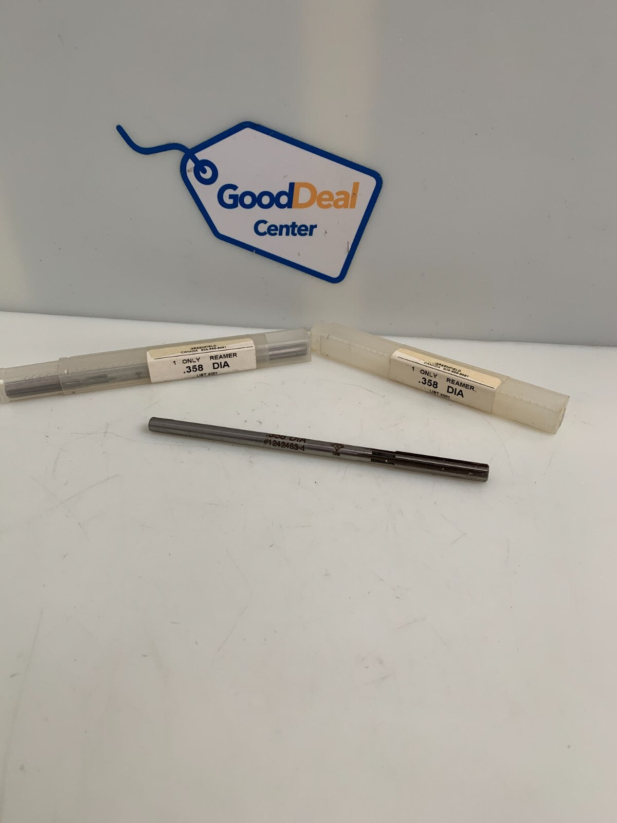 Lot of 2 Greenfield Reamer .358 DIA New in Tube 1242483-4