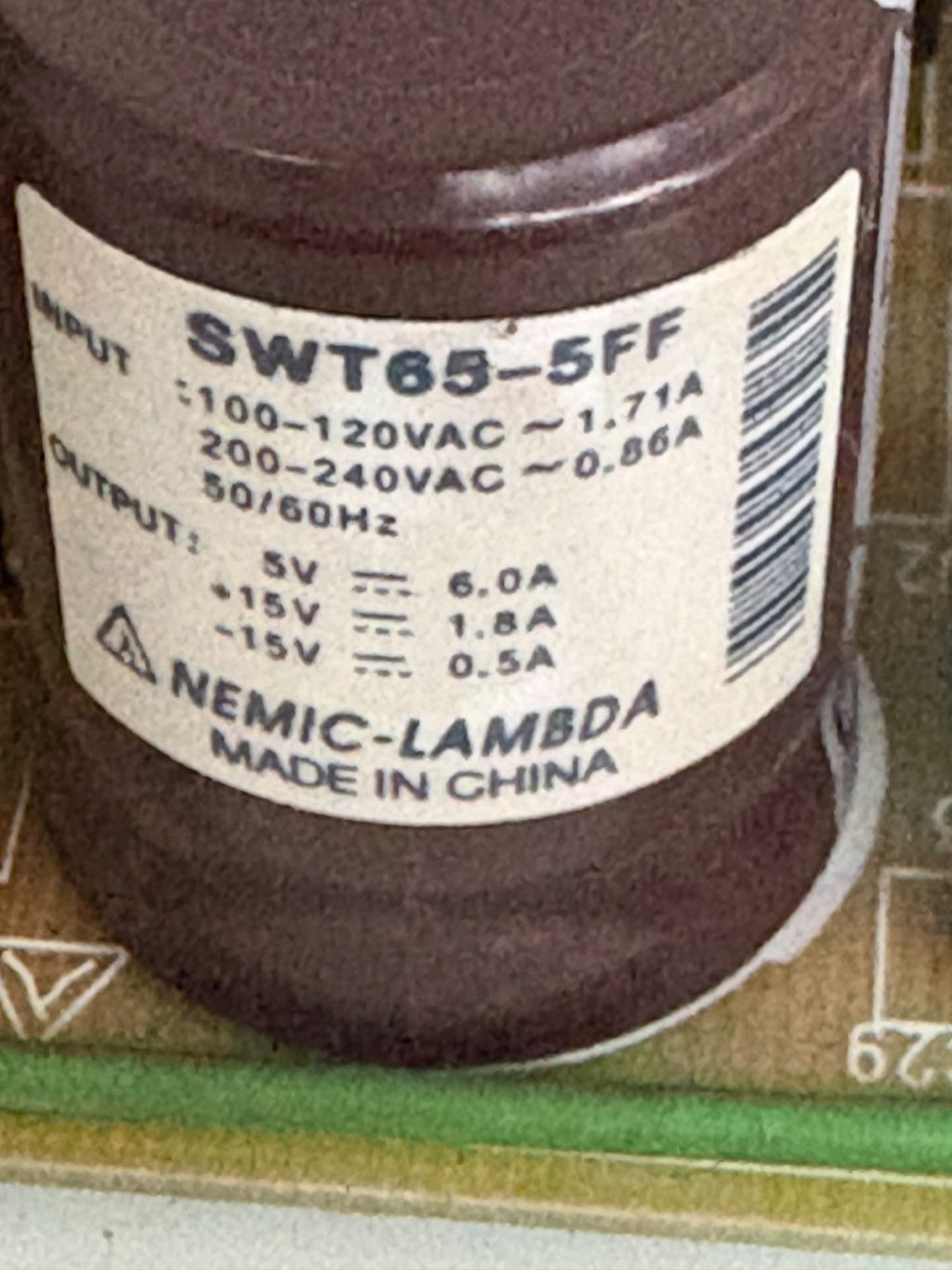 NEMIC LAMBDA POWER SUPPLY BOARD SWT65-577 CCB003B