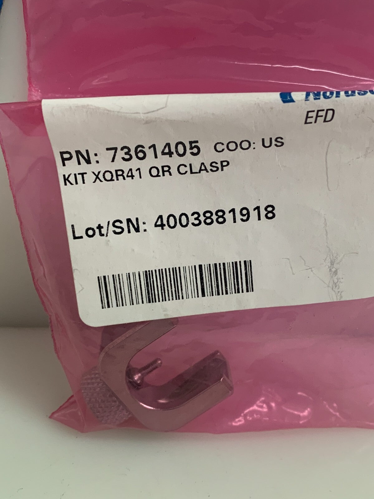 NORDSON EFD KIT XQR41 QR CLASP 73614051