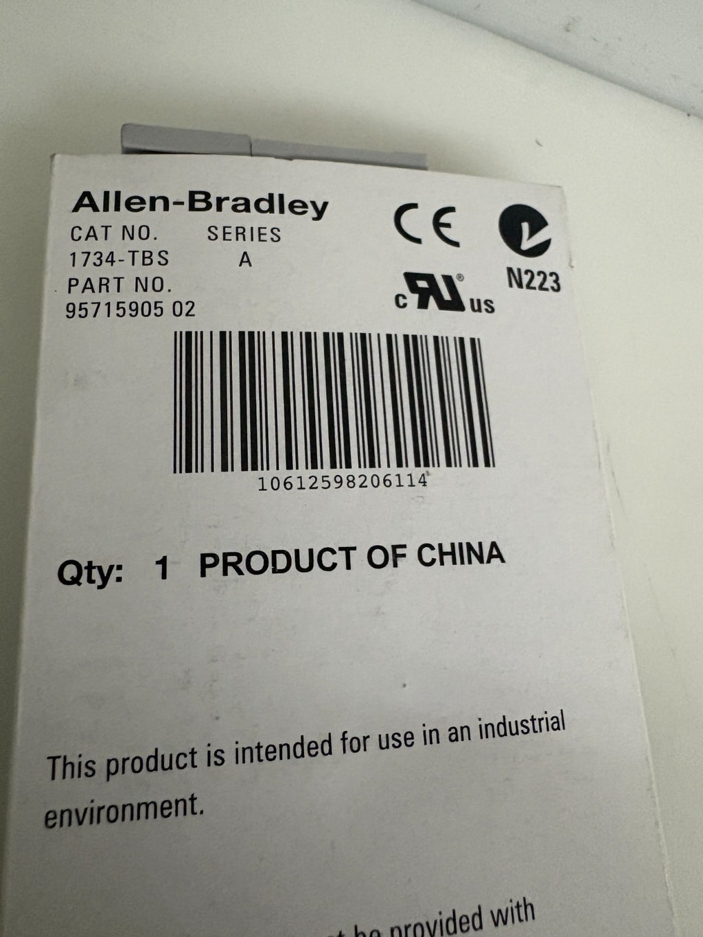 LOT OF 2 ALLEN BRADLEY PLC PROGRAMMING TERMINAL 1734-TBS A3