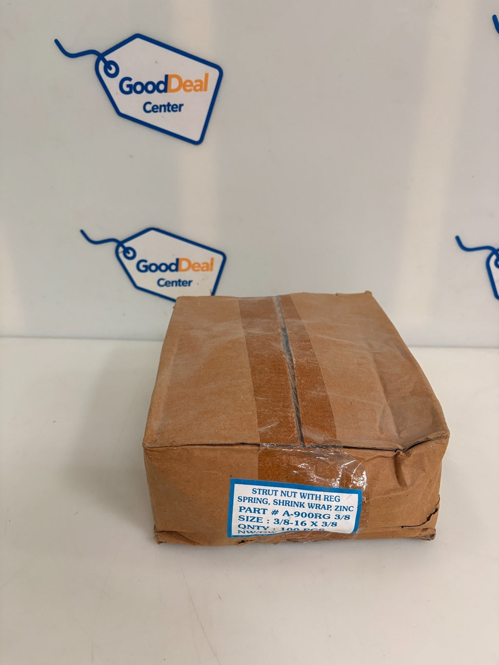 3/8 STRUT NUT WITH REG SPRING #A-900RG 3/8 100/BOX0