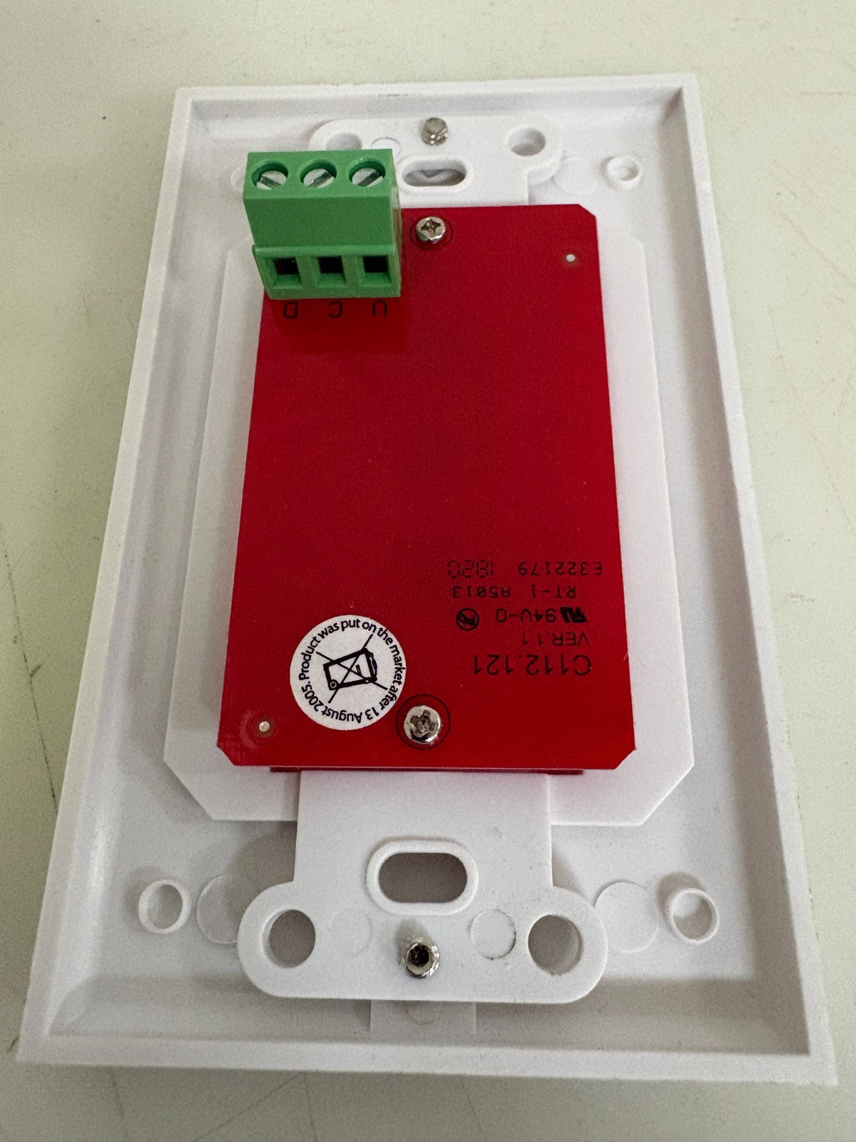 DRAPER WALL SWITCH 121225-LVC-S3
