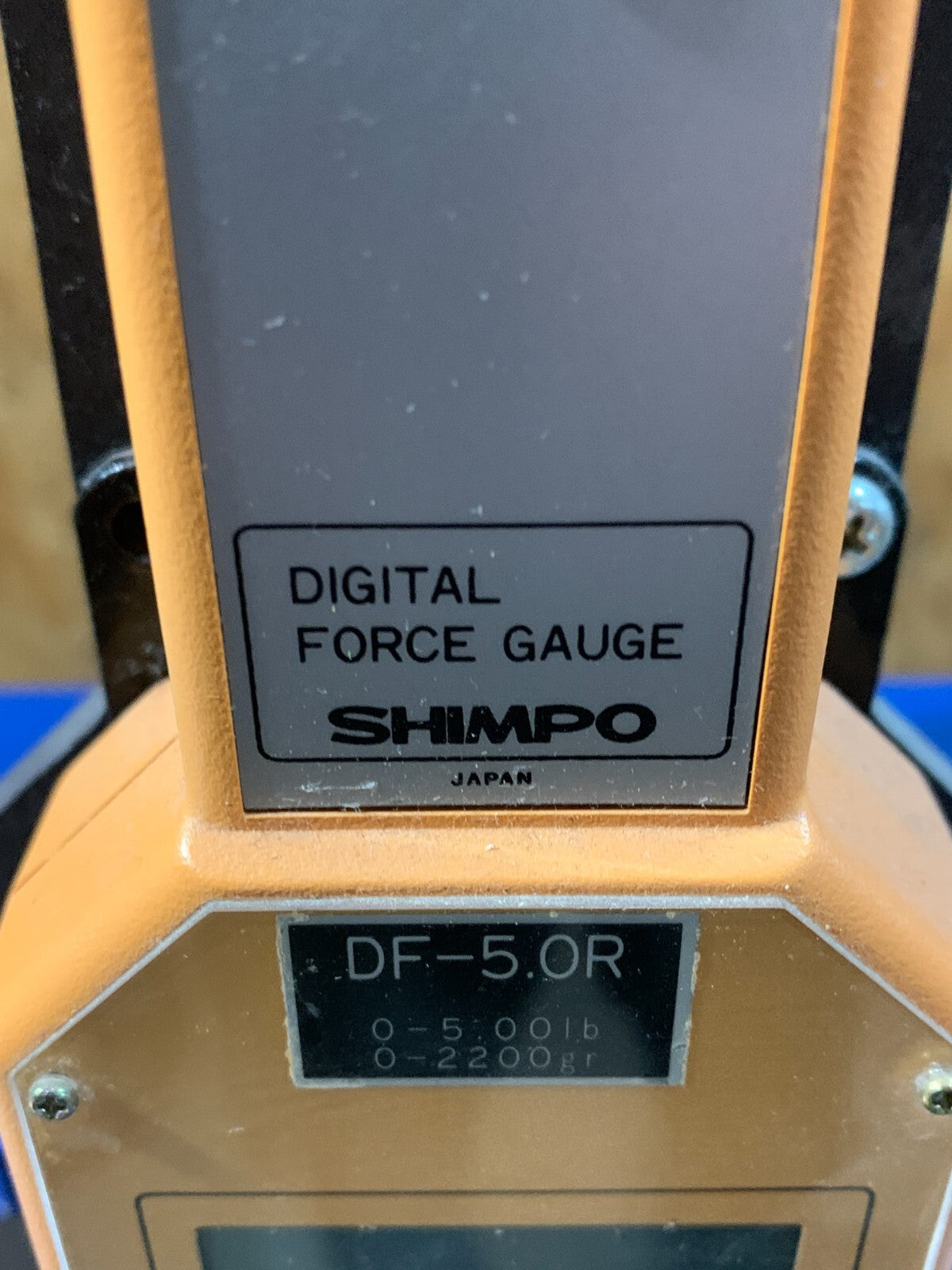 SHIMPO FORCE GAUGE STAND FGS-50D DIGITAL TACHO METER W/SHIMPO MODULE DT-6LS