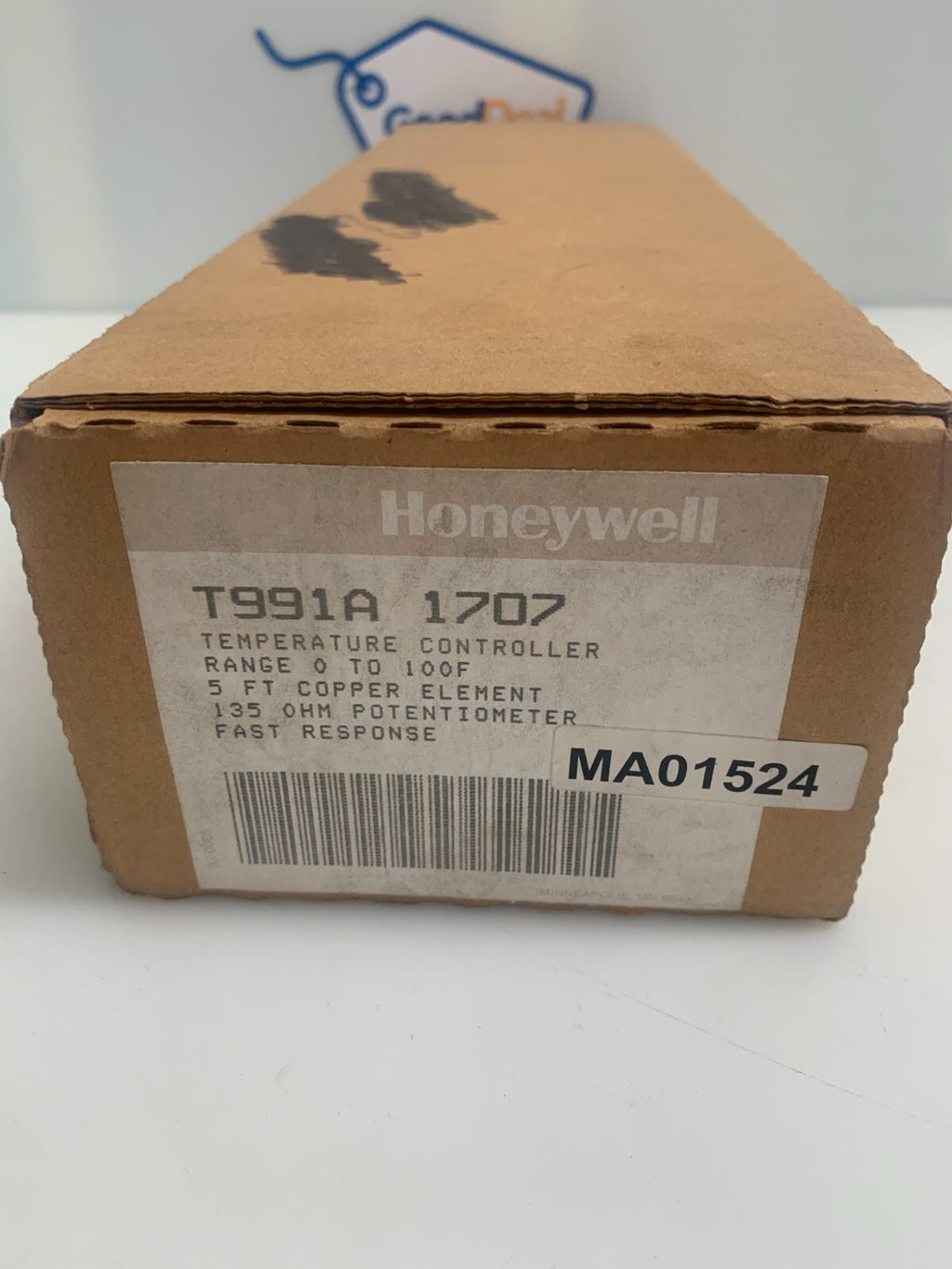 HONEYWELL  Temperature Controller   T991A-1707    Range 0-100F