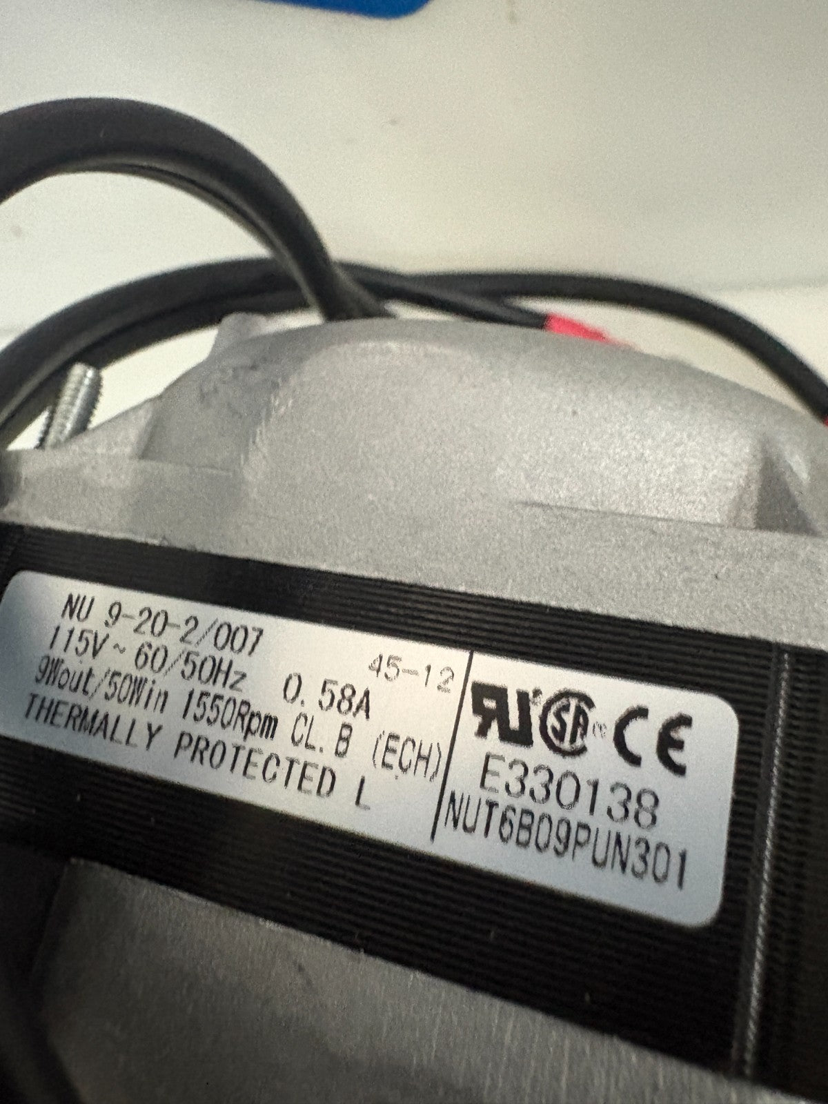 TECUMSEH REPLACEMENT MOTOR 9W115 2