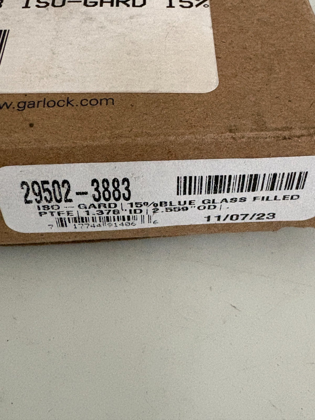 GARLOCK KLOZURE BEARING ISOLATOR 29502-38832