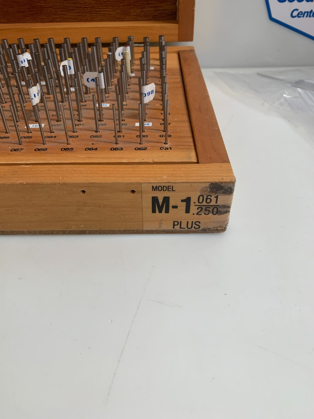 MEYER PIN GAUGE SET 061-250 M-1 PLUS IN CASE