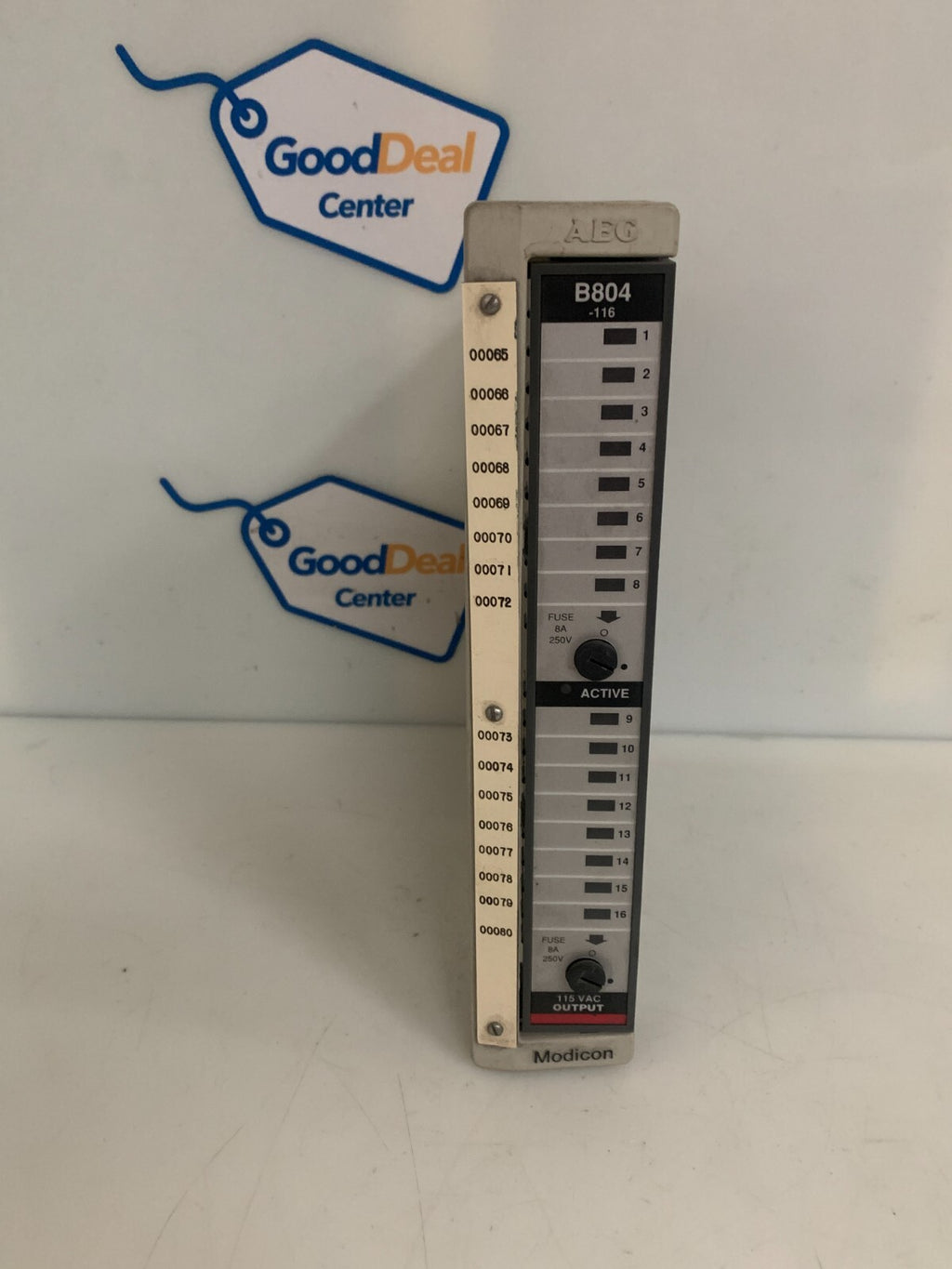 MODICON B 804-116 AEG OUTPUT MODULE AS-B804-1160