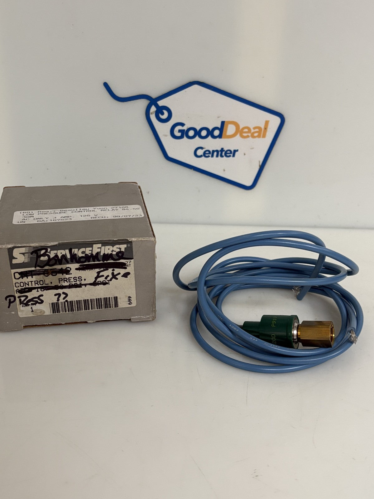 SERVICE FIRST LOW PRESSURE CONTROL RELAY 20PS008BA050E0200 PS1V0