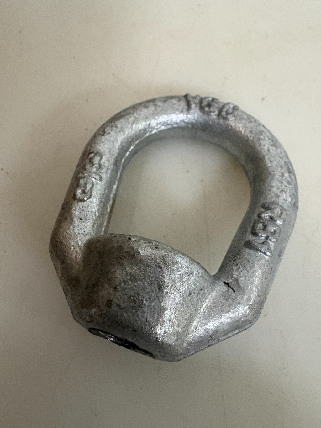 LOT OF 25 H.D. GALVANIZED EYE NUTS 1327T T-3A 3/81