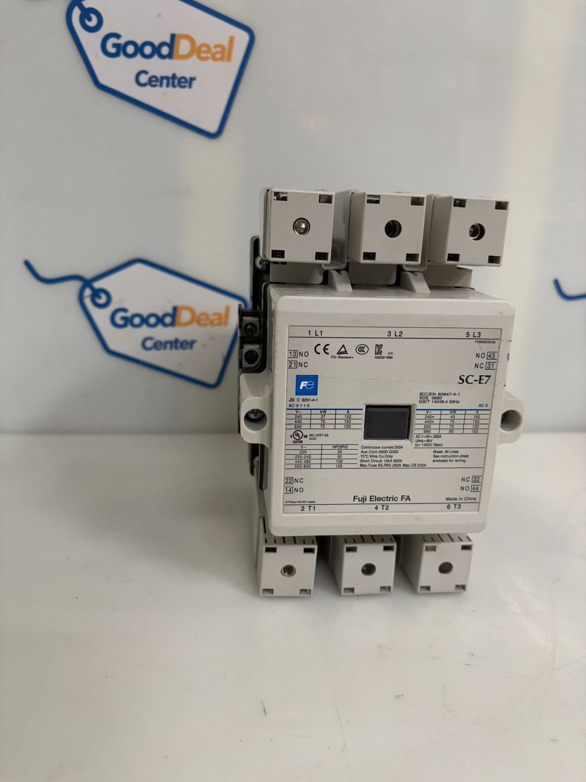 FUJI ELECTRIC FA 3 POLE CONTACTOR SC-E7