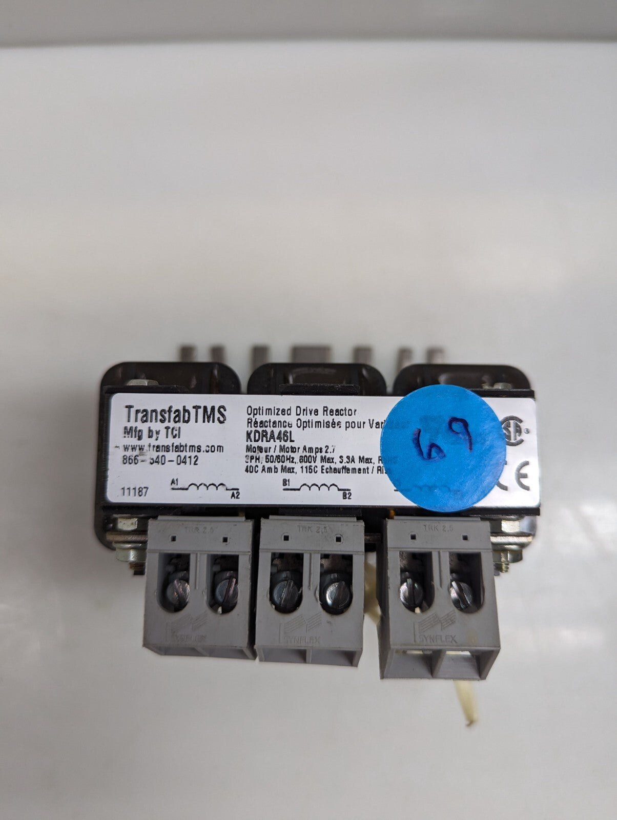 TransfabTMS Optimized Drive Reactor KDRA46L