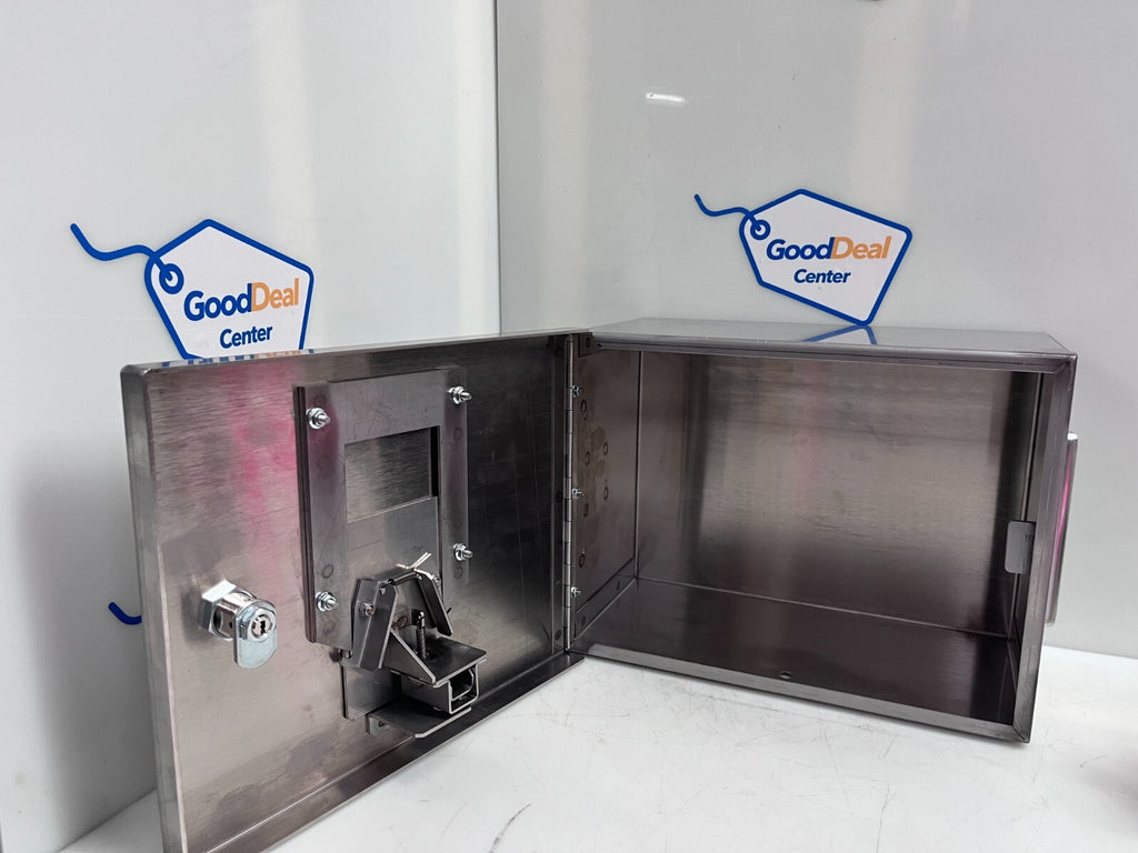 Stainless Steel Cash Box  with Key