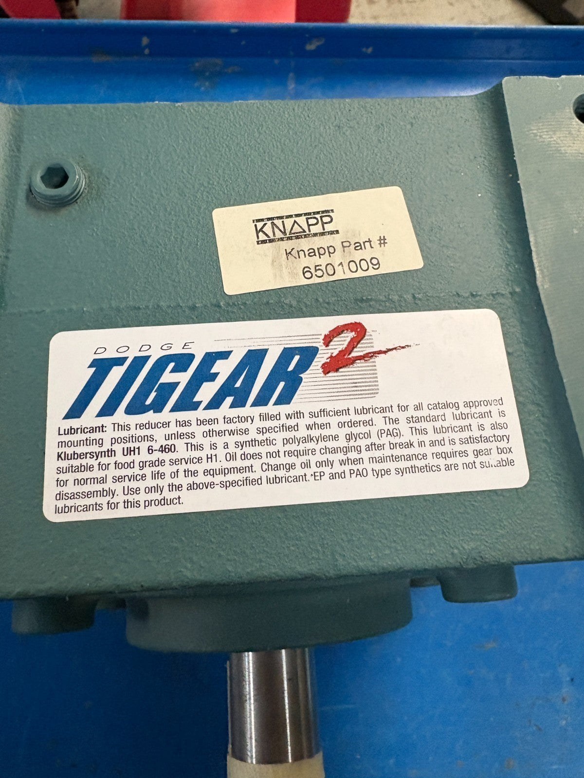 DODGE TIGEAR 2 RIGHT ANGLE WORN GEAR REDUCER #35A15R141