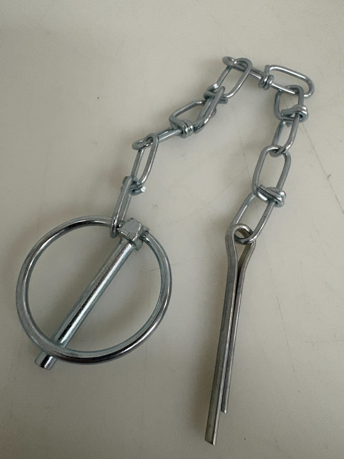 LYNCH PIN W/ CHAIN & COTTER 3/16" X 1 1/4" BAG OF 5 1
