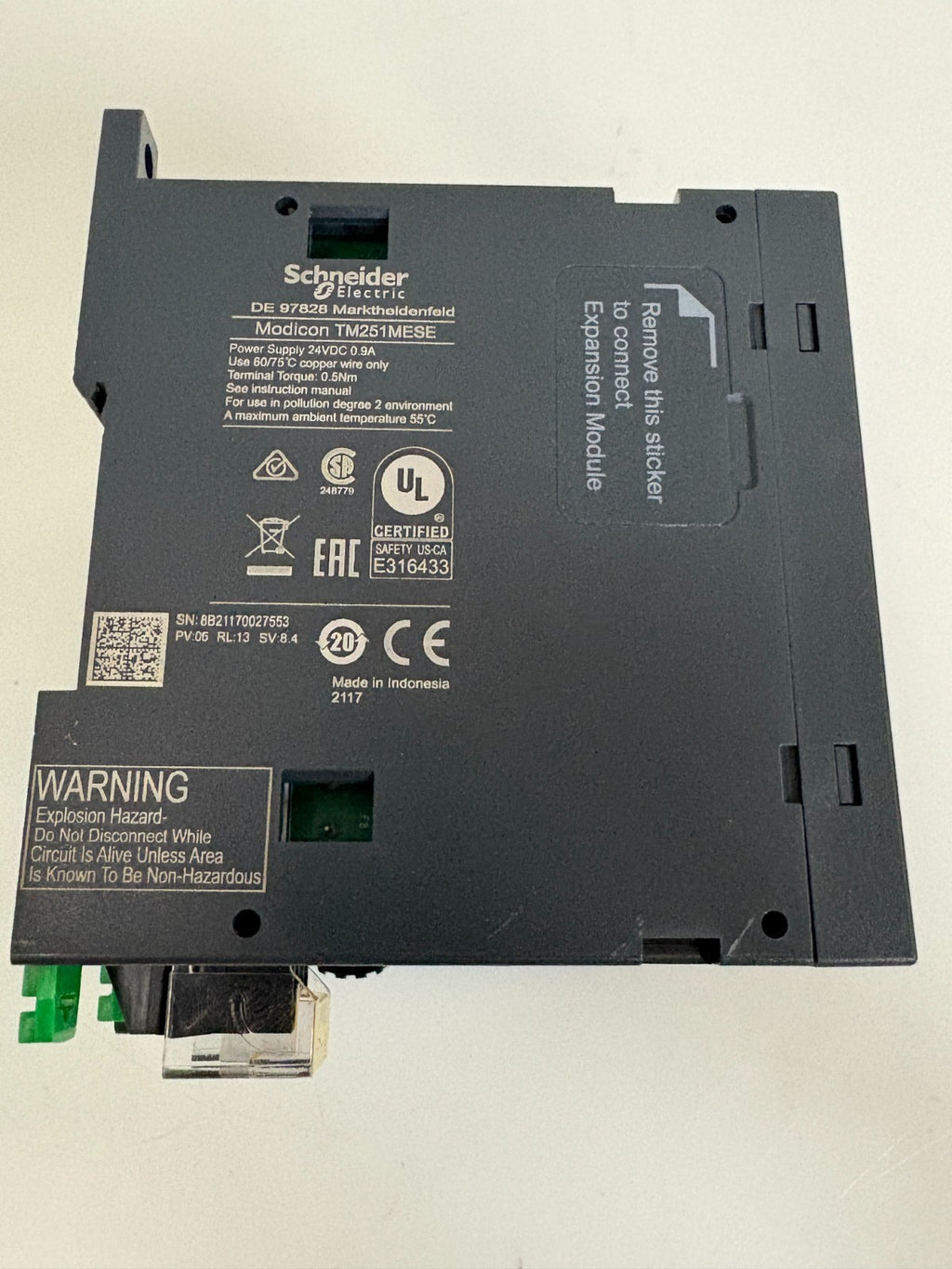 SCHNEIDER ELECTRIC MODICOM CONTROLLER TM251 MESE