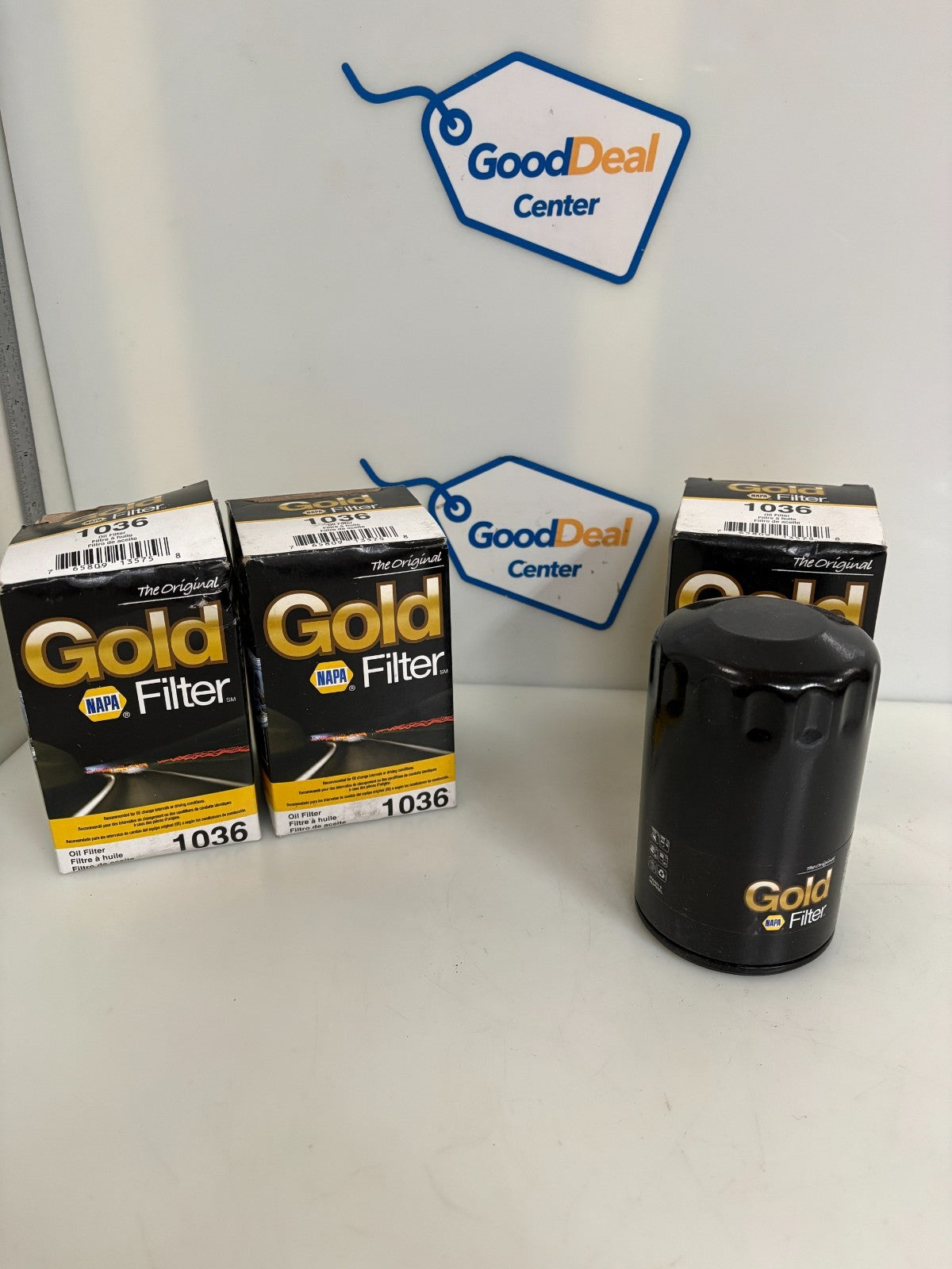 LOT OF 3 NAPA GOLD OIL FILTER #1036