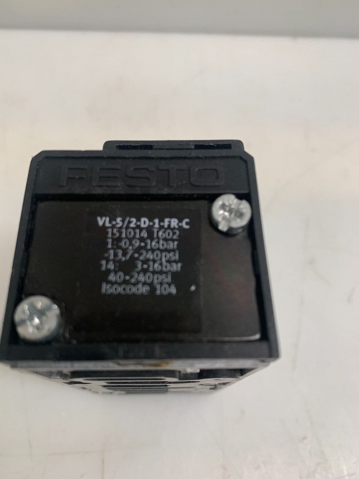 Festo VL-5/2-D-1-FR-C Pneumatic Valve VL5/2D1FRC