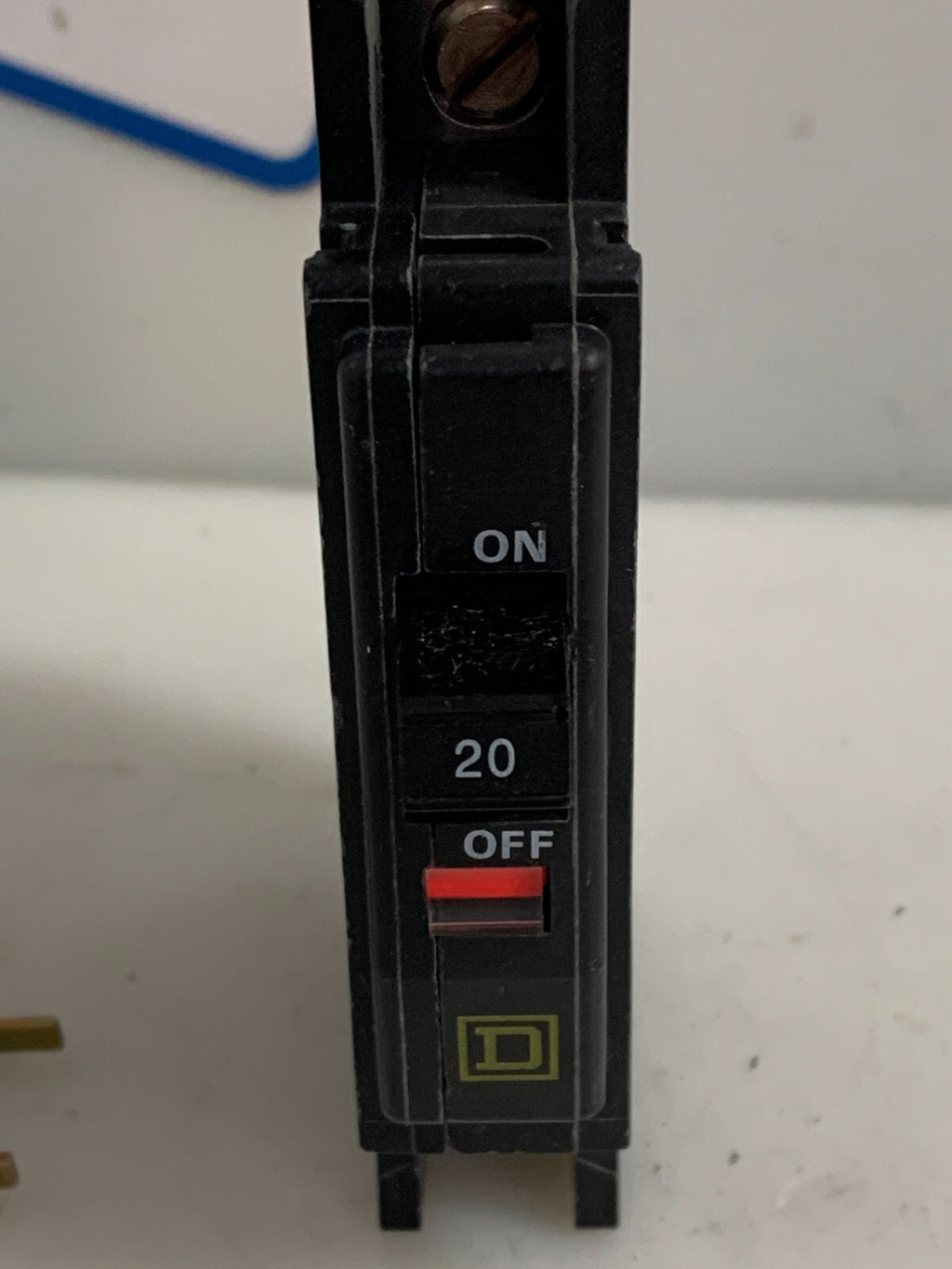 LOT OF 3 SQUARE D 20 AMP CIRCUIT BREAKER QOU120